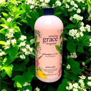 Philosophy Amazing Grace Bergamot Shampoo Shower Gel 32 fl. oz. New Sealed